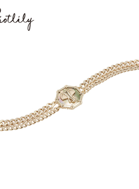 Riotlily艾特里里寓言项链母贝壳大象浮雕吊坠女圣诞女款礼物