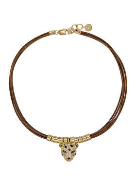 Riotlily/艾特里里金钱豹新年系列项链女款礼物百搭款豹头复古