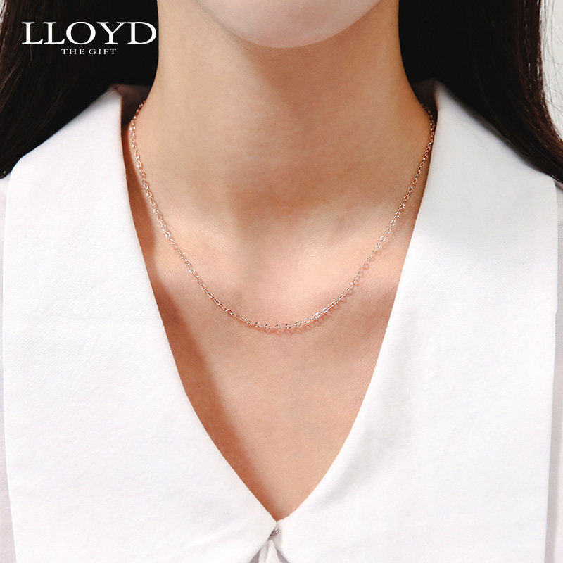 lloyd洛雅蒂正品轻奢女14k锁骨链 LLOYD海外项链