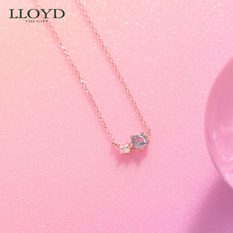 lloyd洛雅蒂正品女10k金温柔项链 LLOYD海外项链