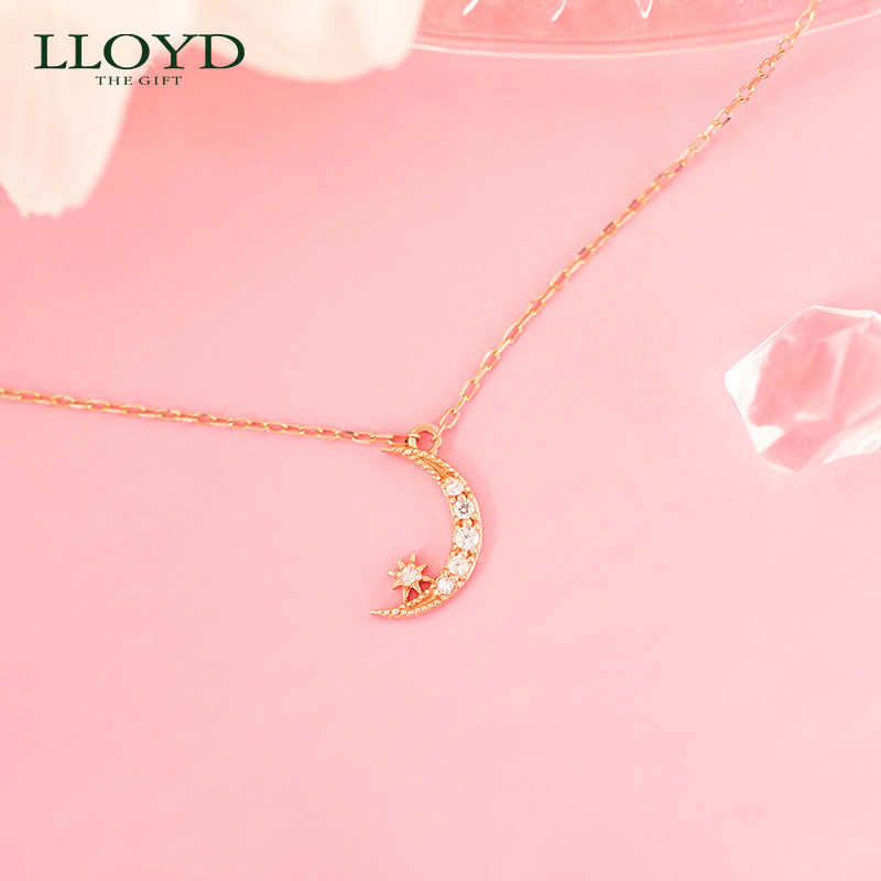 lloyd洛雅蒂正品项链女韩国10k LLOYD海外项链