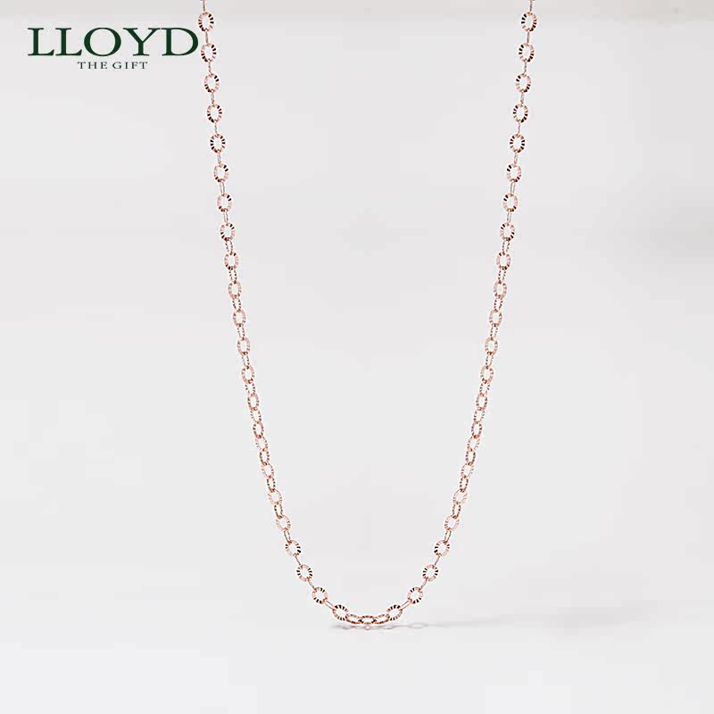 lloyd洛雅蒂正品轻奢女14k锁骨链 LLOYD海外项链