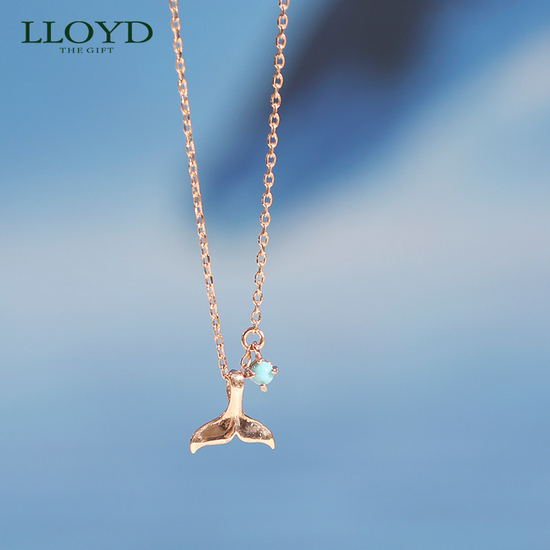 lloyd洛雅蒂正品女韩国10k锁骨链 LLOYD海外项链