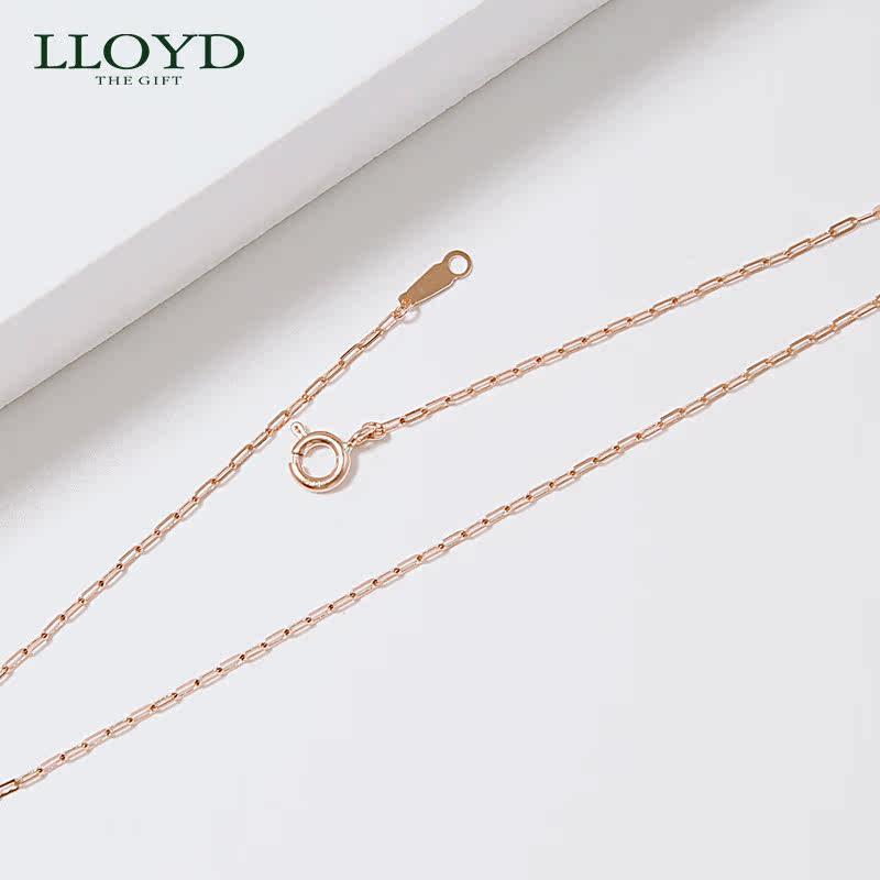 lloyd洛雅蒂正品轻奢女14k锁骨链 LLOYD海外项链