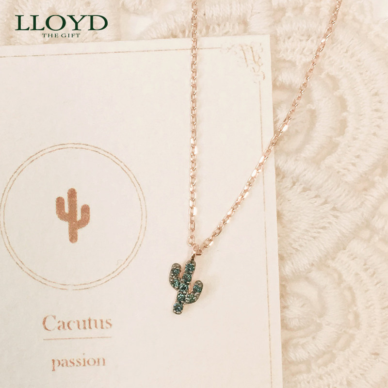 lloyd洛雅蒂正品女14k金锁骨链 LLOYD海外项链