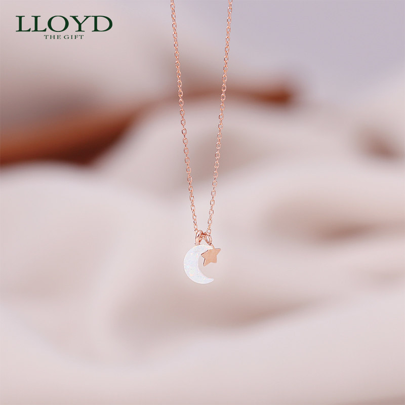 lloyd洛雅蒂正品项链女韩国10k LLOYD海外项链