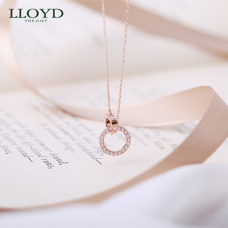 lloyd洛雅蒂正品女韩国14k项链 LLOYD海外项链