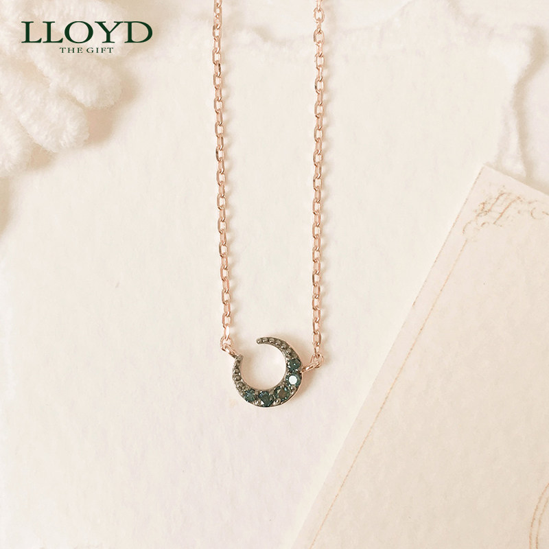 lloyd洛雅蒂正品女14k金锁骨链 LLOYD海外项链