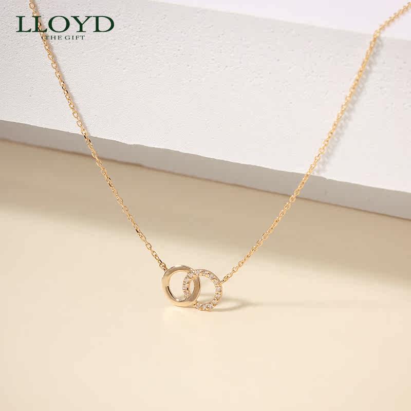 lloyd洛雅蒂正品女韩国锆石锁骨链 LLOYD海外项链