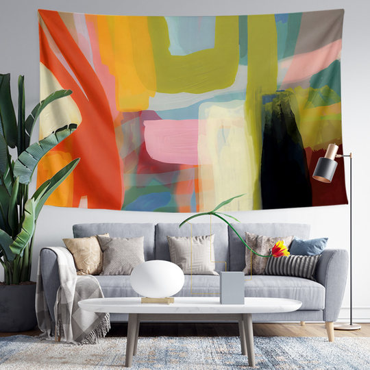 INS style fresh atmosphere paint hanging cloth