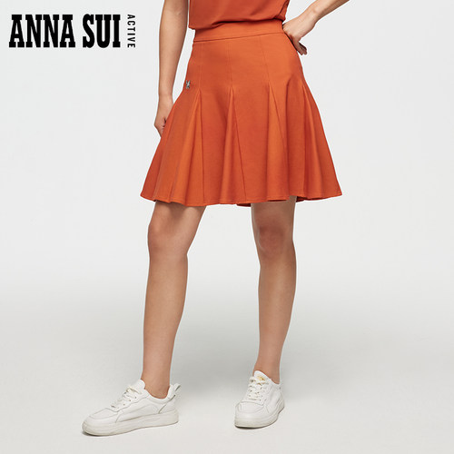 ANNA SUI安娜苏运动 Master大师系列 A字型防透修身高尔夫百褶裙 - 图2