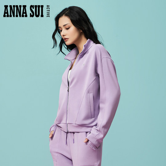 ANNASUI вязаный жакет с зефирным воротником-стойкой