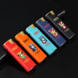 Мужская трендовая ветрозащитная одноразовая зажигалка, делается под заказ, с печатью вашего логотипа