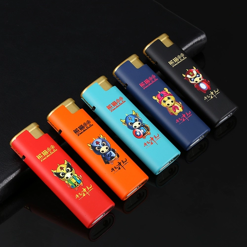 Мужская трендовая ветрозащитная одноразовая зажигалка, делается под заказ, с печатью вашего логотипа