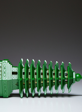 刺史绿色文昌塔摆件工艺品