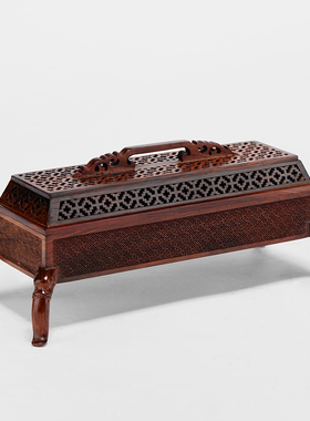 仿古檀香炉净化空气老挝大红酸枝