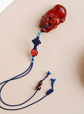 刺史印度小叶紫檀木牛运亨通