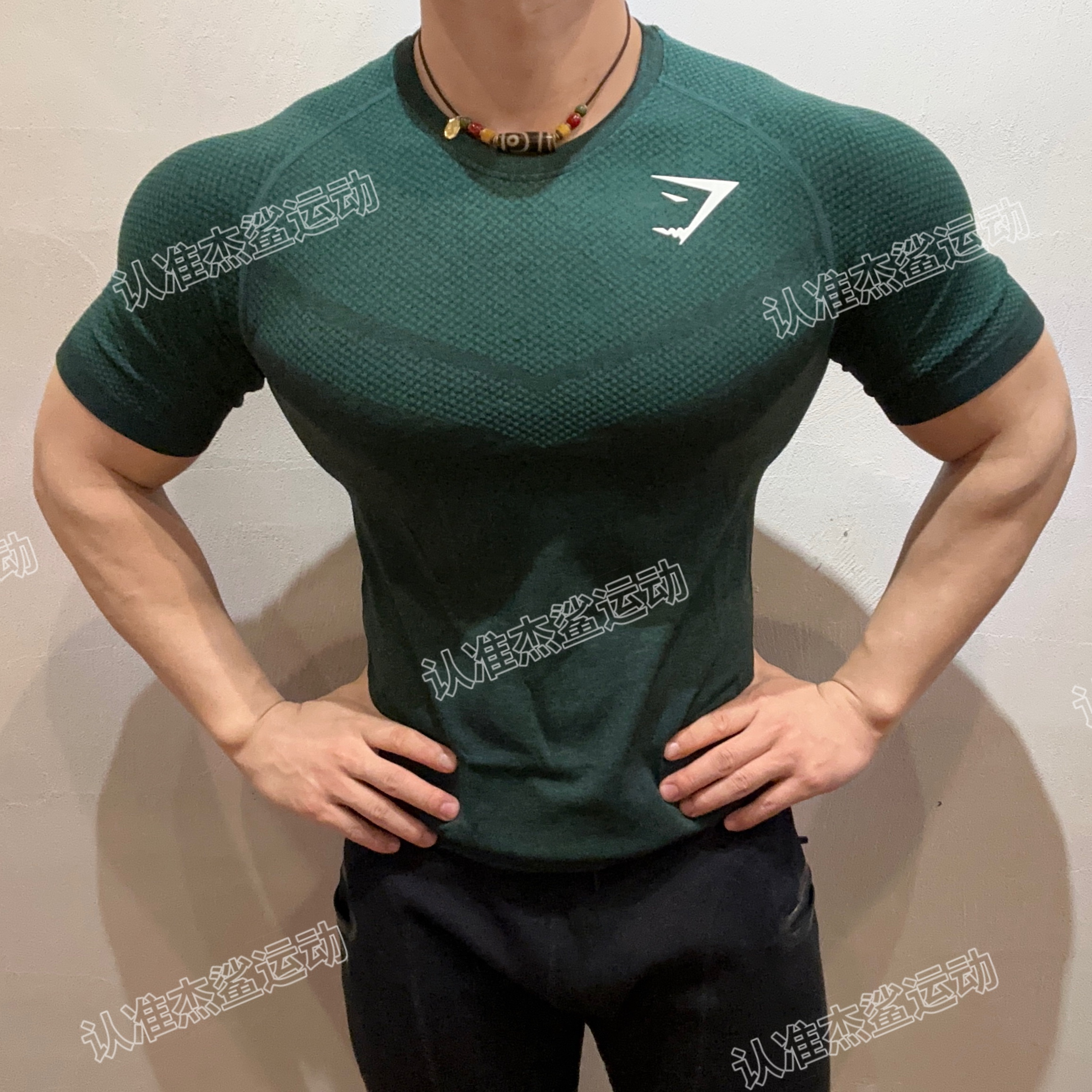 现货Gymshark无缝高端幻影系列男士运动健身弹性修身显身材短袖,淘宝优惠券,粉丝福利购,淘宝优惠卷