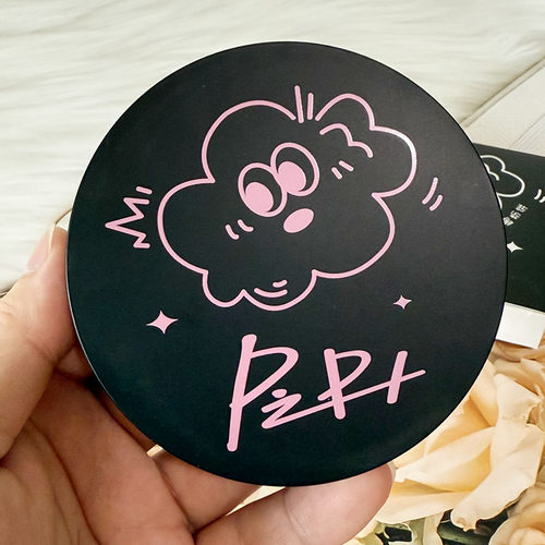 PIPL控油柔焦蜜粉饼轻薄透气控油补妆定妆遮瑕控油持久不易脱妆 - 图2