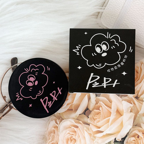 PIPL控油柔焦蜜粉饼轻薄透气控油补妆定妆遮瑕控油持久不易脱妆 - 图0