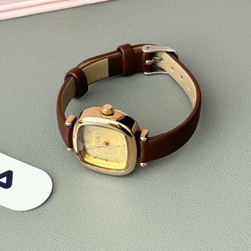 FILA斐乐手表女士款学生轻奢小众设计小方表女生礼盒生日礼物6572,淘宝优惠券,粉丝福利购,淘宝优惠卷