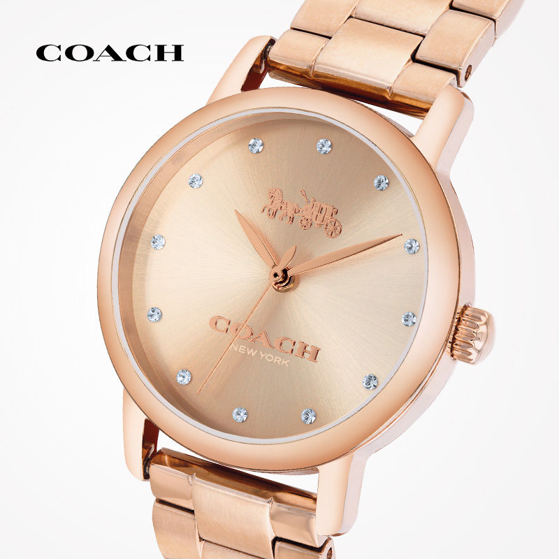 coach /蔻驰grand系列时尚手表 coach蔻驰手表欧美腕表