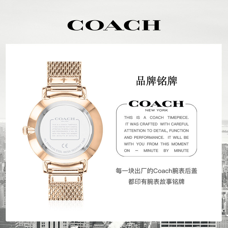 coach /蔻驰audrey系列全新手表 coach蔻驰手表欧美腕表