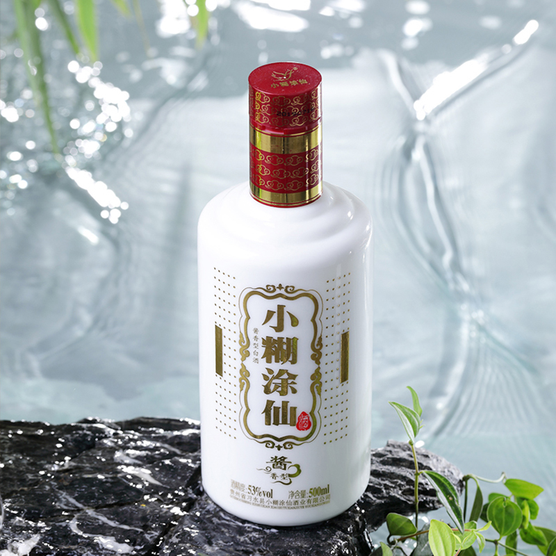 【酒厂直营】小糊涂仙普酱53度500ml *2瓶装国产纯粮食酱香型白酒 - 图2