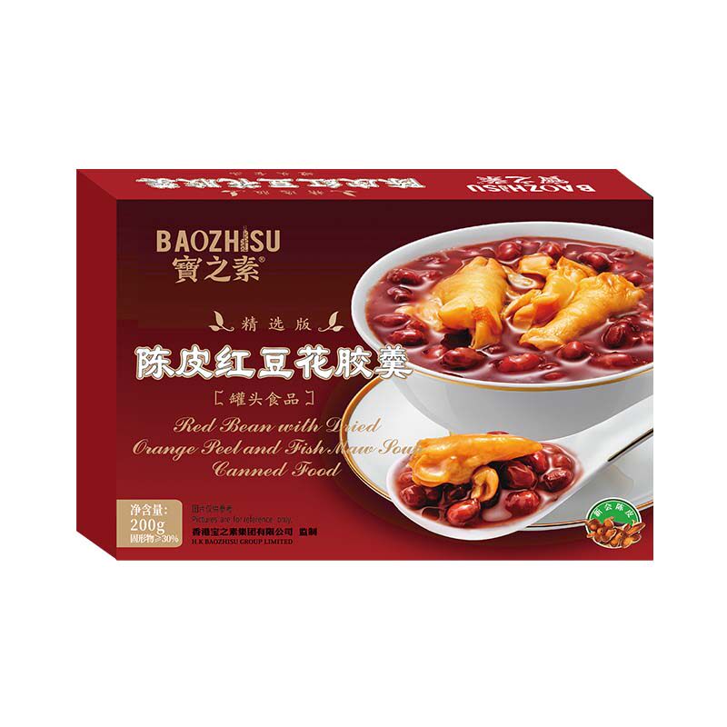 宝之素即食花胶陈皮低脂早餐孕妇粥 宝之素食品花胶/鱼胶