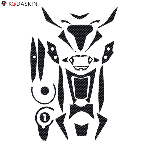 KODASKIN适用雅马哈NVX155 AEROX油箱盖车贴纸大灯仪表改装保护贴 - 图0