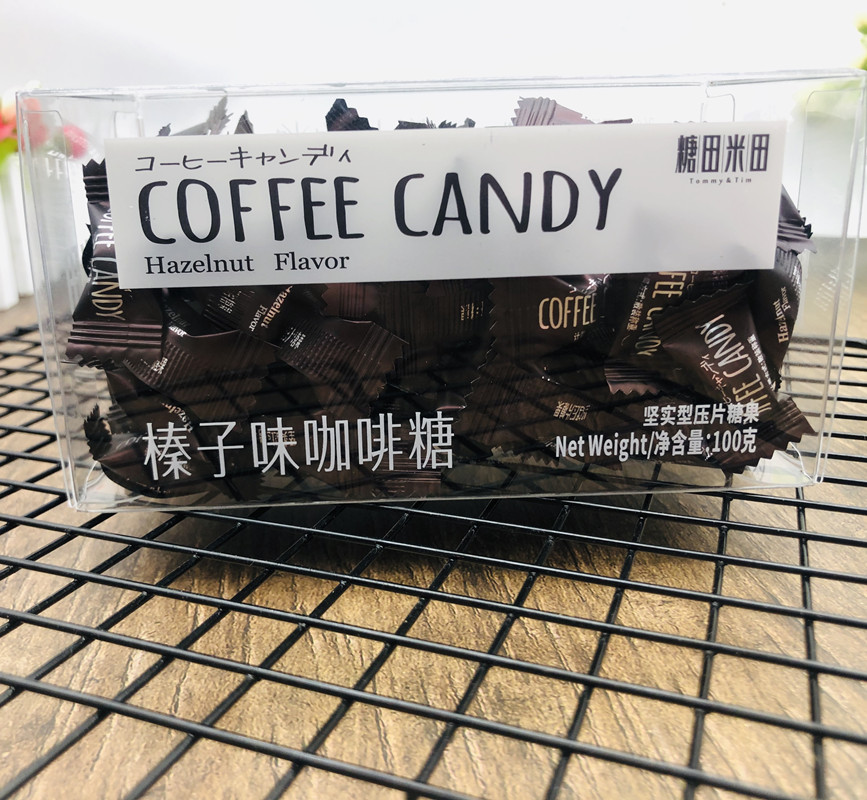 【3盒装】糖田米田咖啡糖coffee咀嚼压缩咖啡豆醇香可嚼糖100g/盒-图1