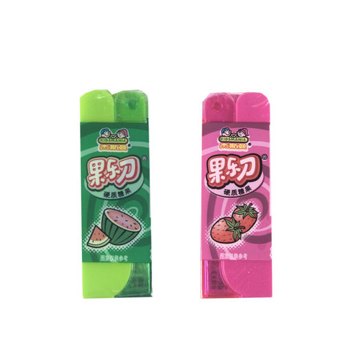 杰斯曼果乐刀硬质糖果12g*48支水果味硬糖儿童玩具零食糖果 - 图2