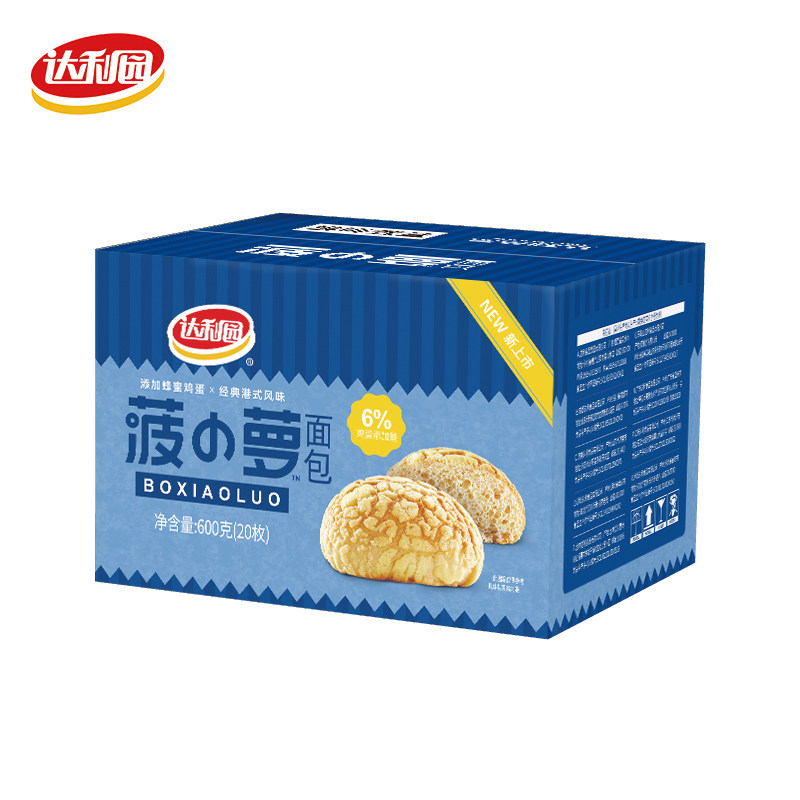 达利园菠小萝手撕散装学生品小面包 匠心食品西式糕点