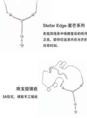 铜镀白金镶嵌锆石星星欧美饰品