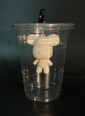 流体熊材料包一次性杯子桌布手工diy工具包搪胶玩具手绘画笔