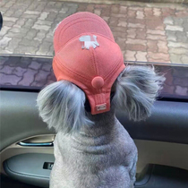 Pet Pooch Hats Small And Medium Dog Teddy Kitty Cat Bibi Bear Kokie Fou Puppy Duck Tongue Baseball Cap Helmet