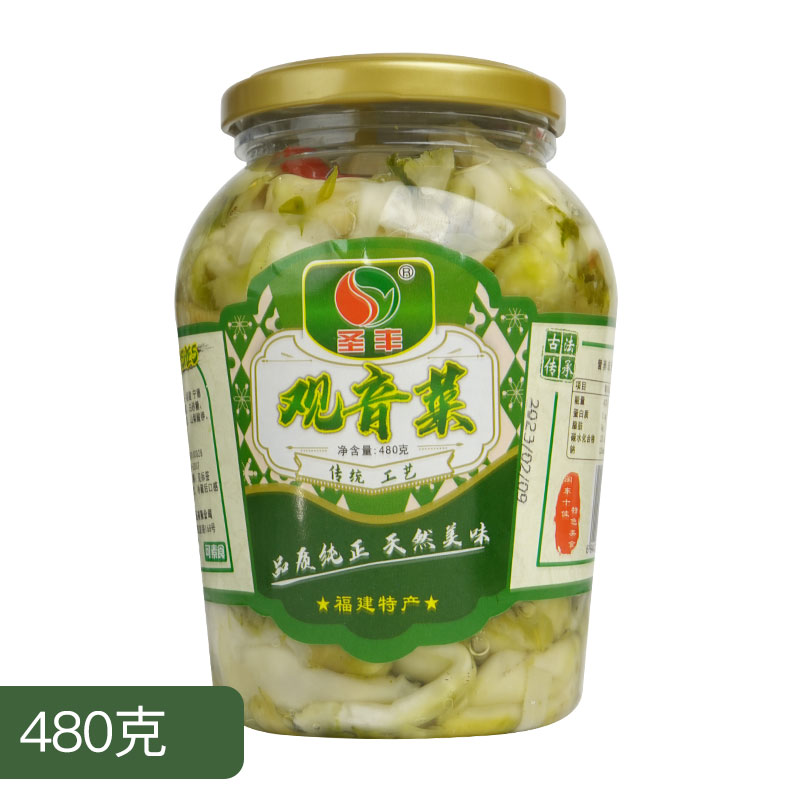 福安特产圣丰观音菜脆嫩下饭菜儿菜泡菜芥菜开胃菜腌制榨菜佐餐-图2