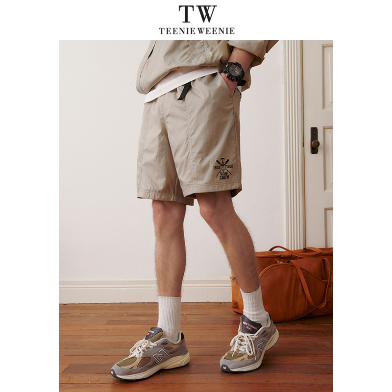 TeenieWeenie小熊男装时尚印花宽松直筒休闲工装短裤新款2026年春,淘宝优惠券,粉丝福利购,淘宝优惠卷
