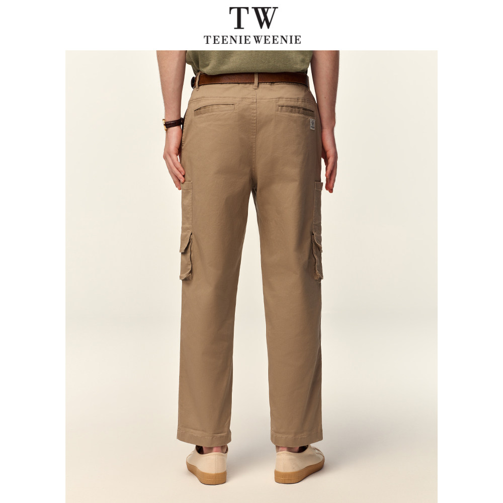 TeenieWeenie小熊男装休闲裤男2025春季新款直筒多口袋时尚工装裤,淘宝优惠券,粉丝福利购,淘宝优惠卷