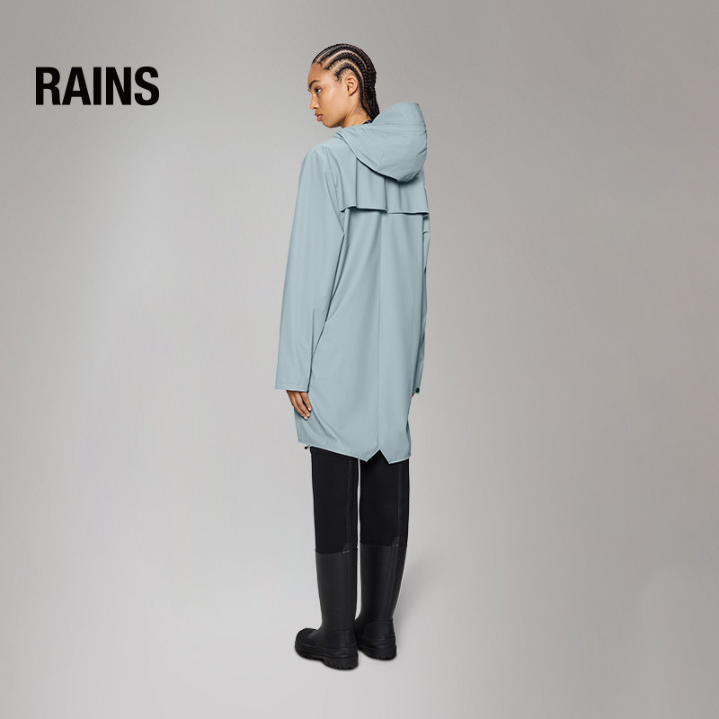 Rains 中长防风防水面料夹克风衣外套旅行男女Long Jacket/12020,淘宝优惠券,粉丝福利购,淘宝优惠卷