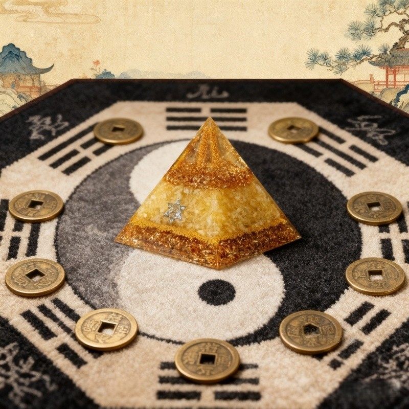 2026新富玄法水晶金字塔摆件大师布局专用创意国学装饰品桌面摆件,淘宝优惠券,粉丝福利购,淘宝优惠卷