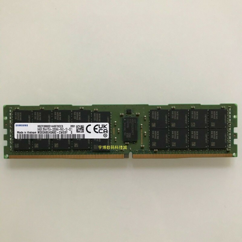 DELL 64G DDR4 3200 ECC REG T640 T7920 R940 R750 R930原装内存 - 图1