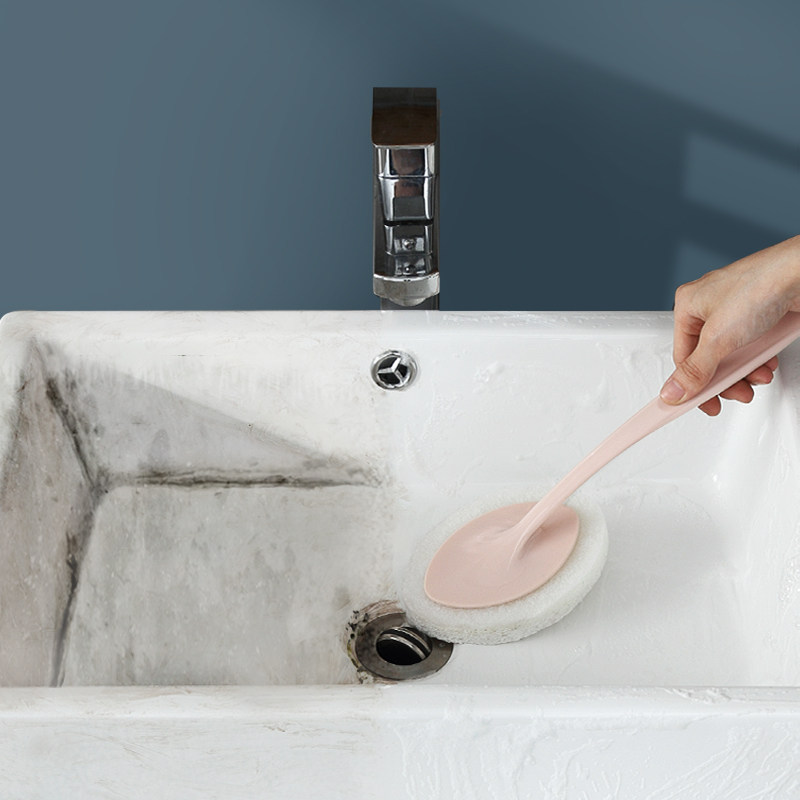 Bathroom toilet cleaning brush decontamination artifact bathtub