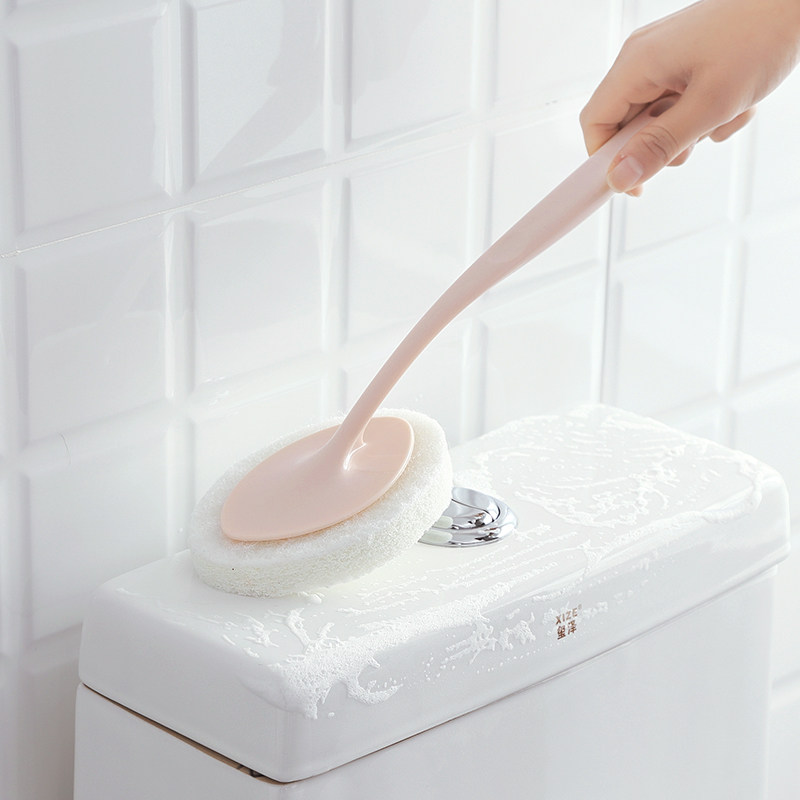 Bathroom toilet cleaning brush decontamination artifact bathtub