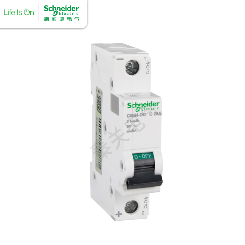 施耐德直流断路器 空气开关IC65N-DC 1P2PC10A-63A直流空开32A16A - 图2