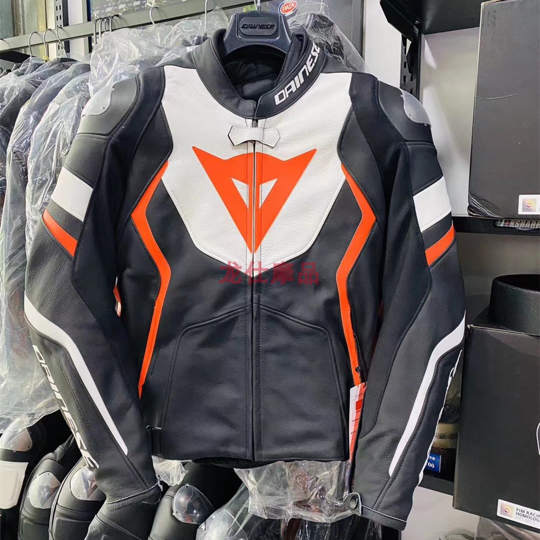 丹尼斯DAINESE AVRO4摩托机车四季带可拆棉胆骑行防摔保暖皮衣男 - 图0