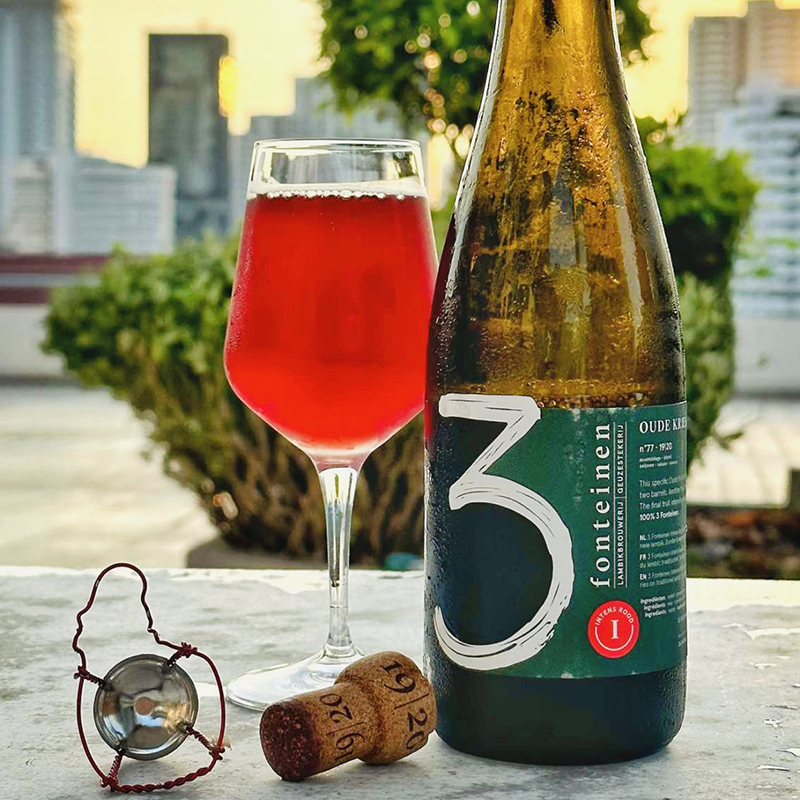 老K比利时3 Fonteinen3泉三泉老贵兹兰比克酸啤精酿啤酒瓶装375ml_虎窝淘