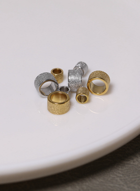 金含钛钢手工饰品配件桶珠