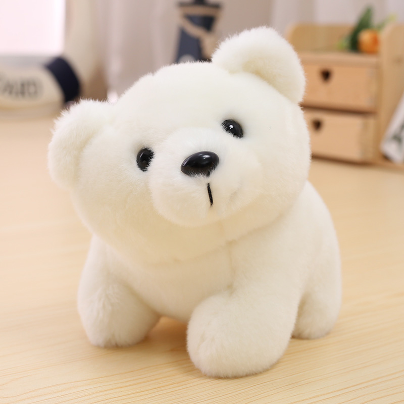 创意可爱北极熊毛绒玩具海洋馆公仔超萌玩偶迷你小号娃娃礼物女孩