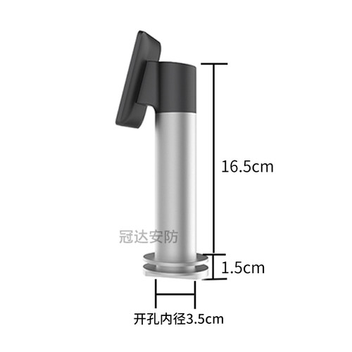 海康威视通用通道支架万向DS-KAB3-ZU支持K1T671/641/F70闸机支架-图2